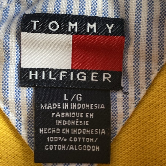 Vintage Women’s Small Tommy Hilfiger Polo Yellow EUC - Picture 3 of 7